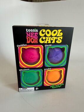 Teenie Nee Doh Cool Cats Squishy Set